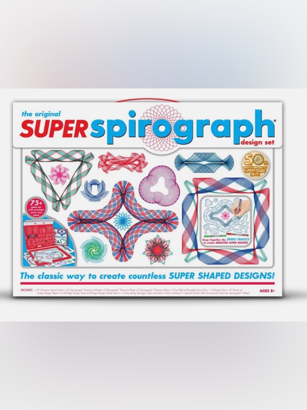 NEW NWT NIB The Original SUPER Spirograph Design Set 50th Ann Limited Edition